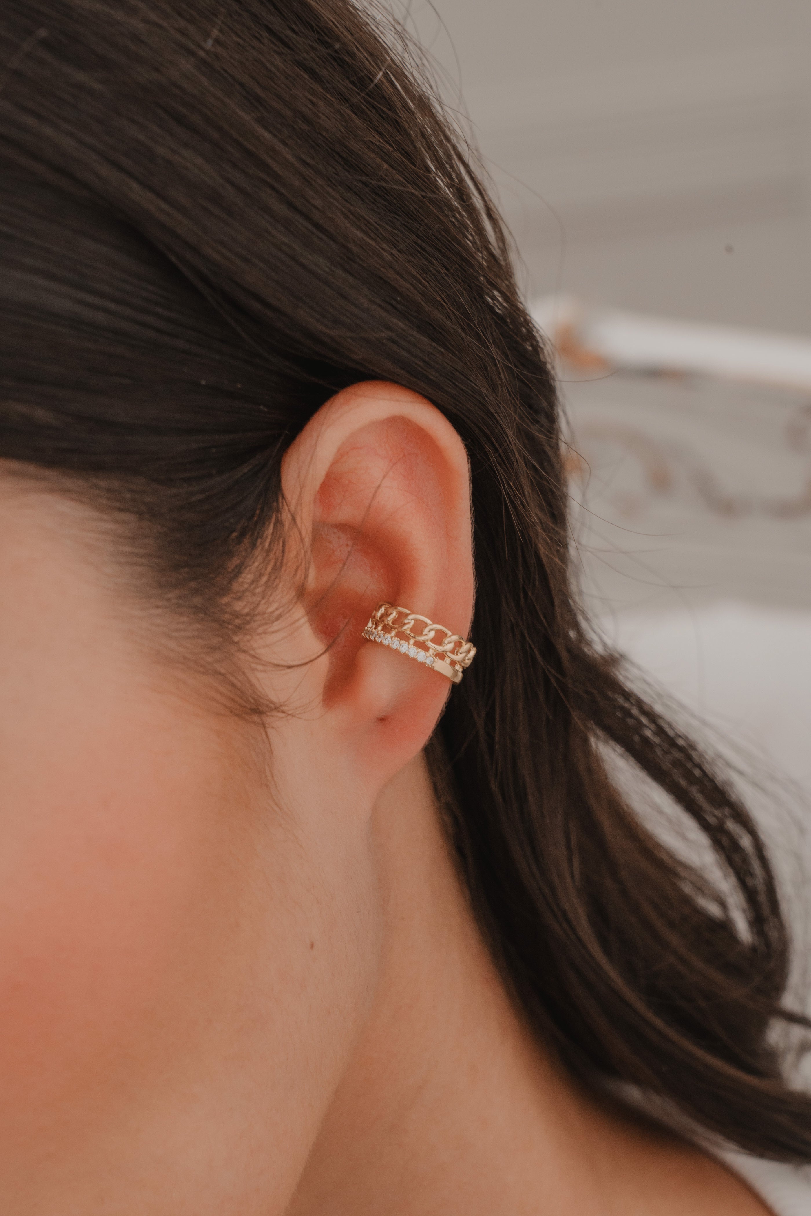 Ear Cuff Espiral De Sol